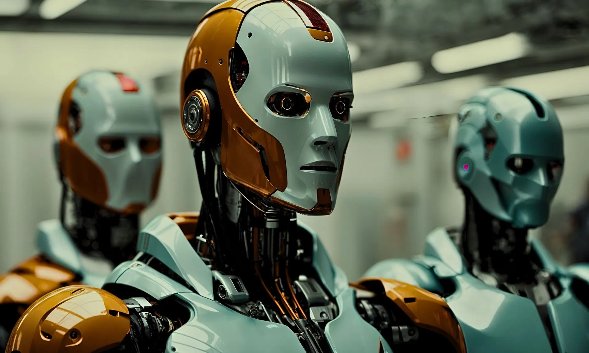 AI robots and machines AI robots and machines
