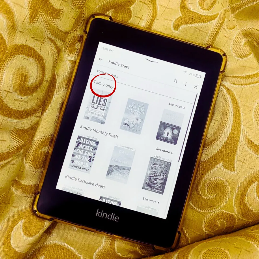 kindle tips and tricks about deals