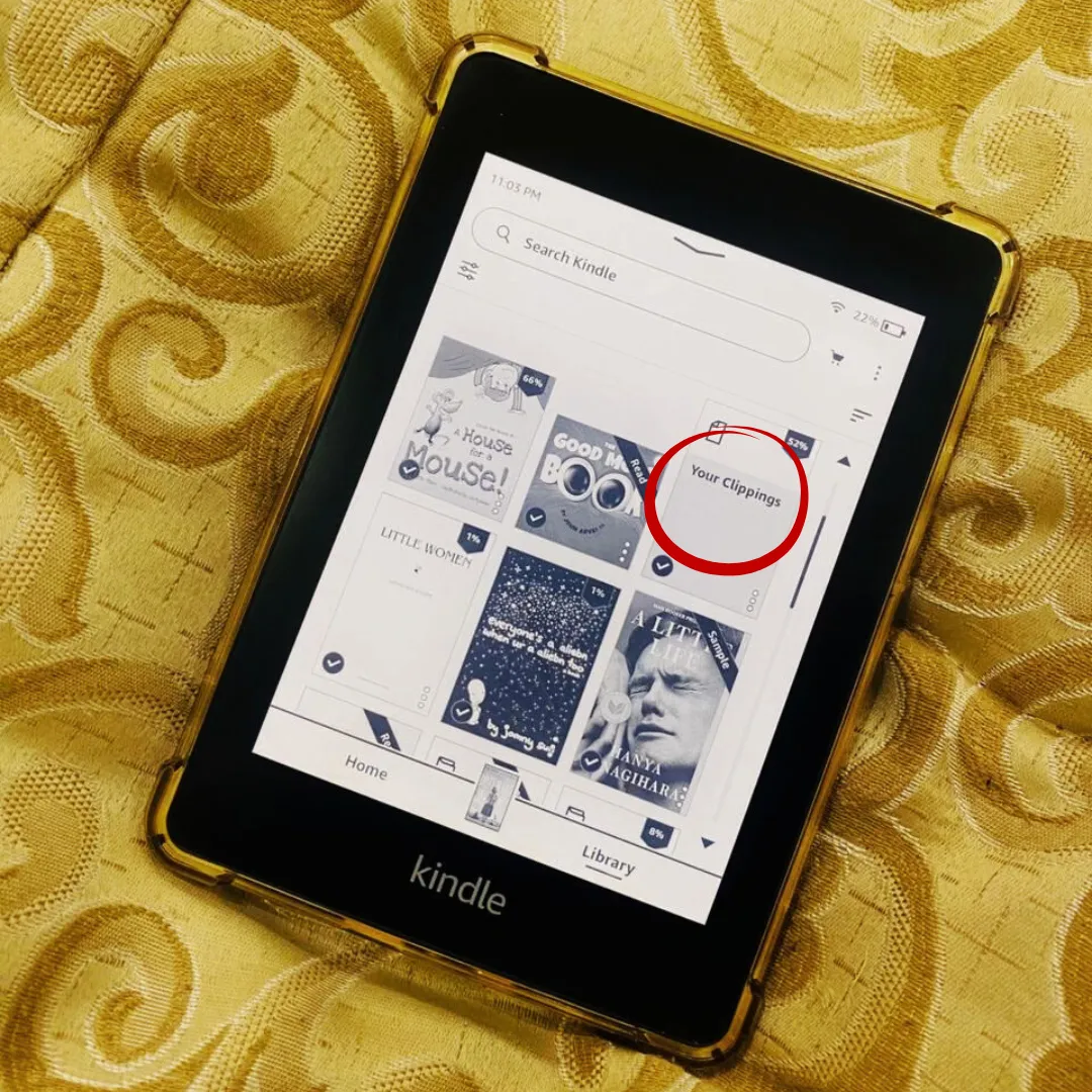 kindle tips and tricks to show your highlights