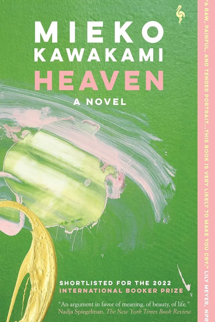 heaven-by-mieko-kawakami-book Book cover of Heaven by Mieko Kawakami, a literary novel about two teenagers experiencing bullying and loneliness.