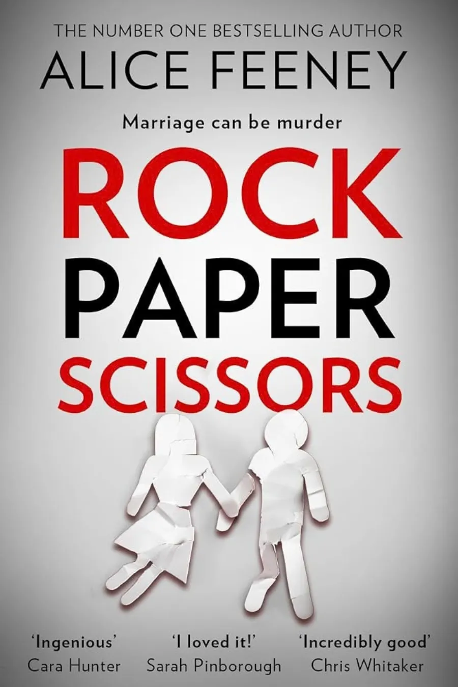 Rock Paper Scissors by Alice Feeney book cover