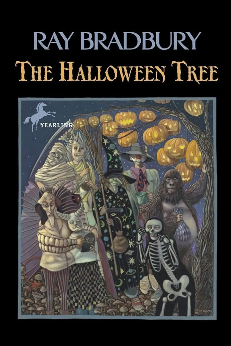 The Halloween Tree by Ray Bradbury book cover
