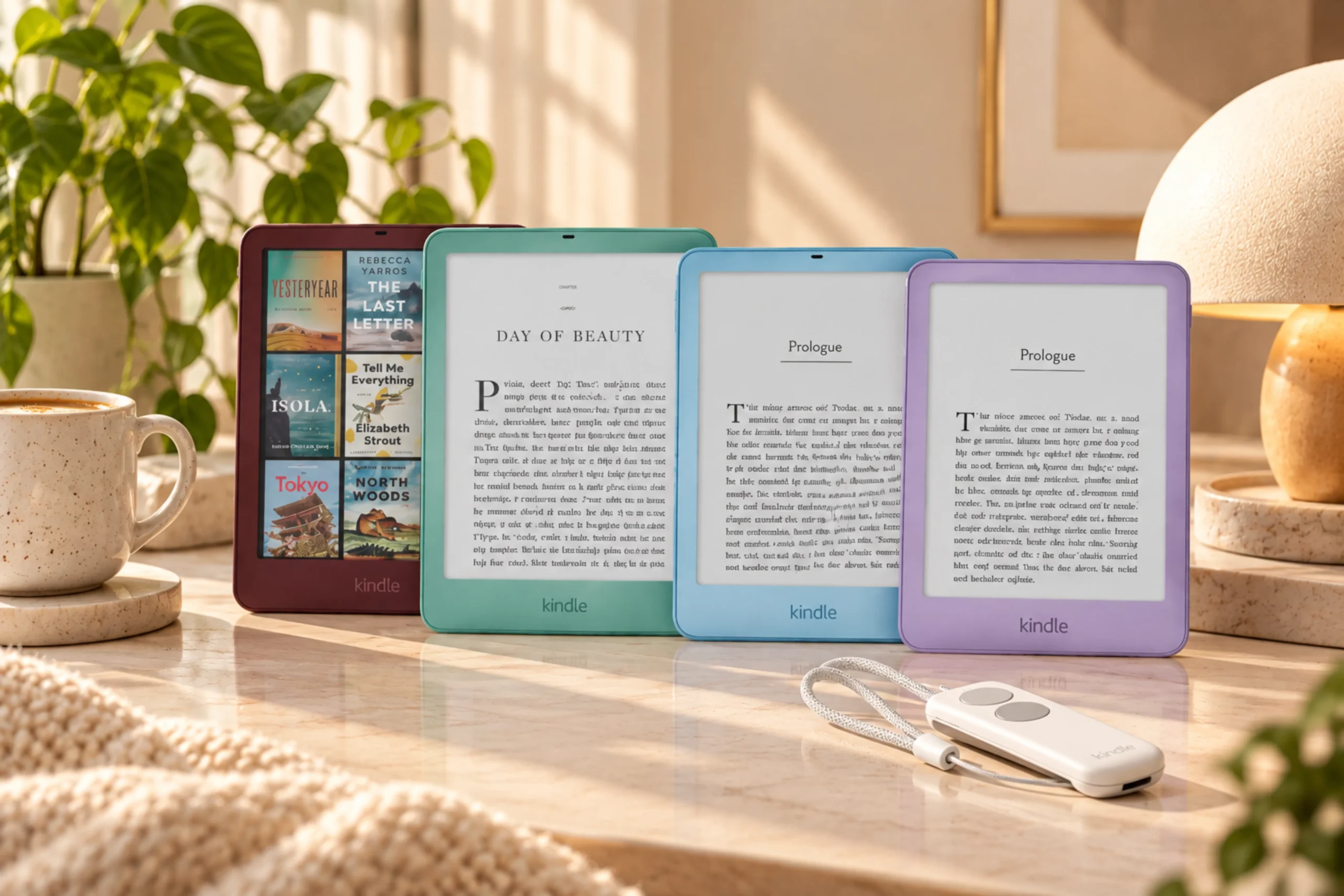 cozy-kindle-reading-nook new kindles 2026