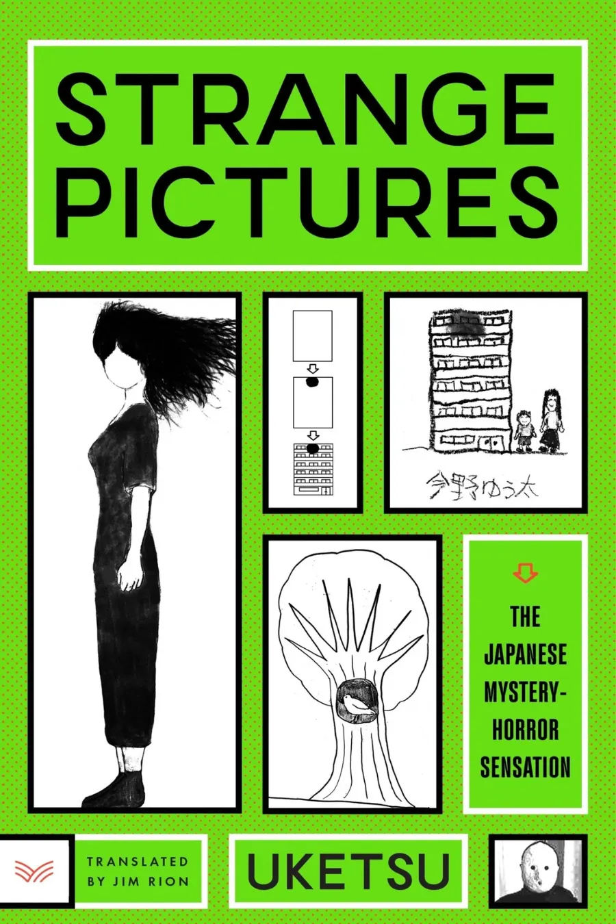 strange-pictures-by-uketsu Book cover of Strange Pictures by Uketsu, one of the unhinged books featuring eerie drawings, hidden clues, and psychological horror.